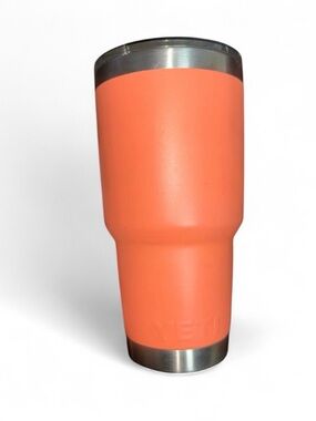 Yeti Coral Orange 30oz Insulated Drink Tumbler